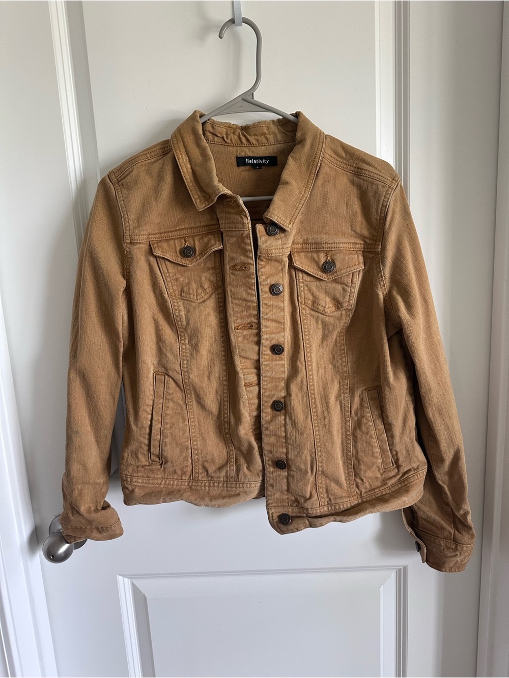 Relativity Women's Ochre Denim Jacket
